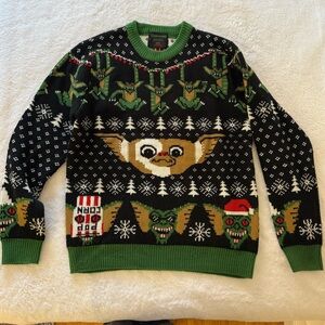 Gremlins Holiday Sweater like new condition Men’s Small